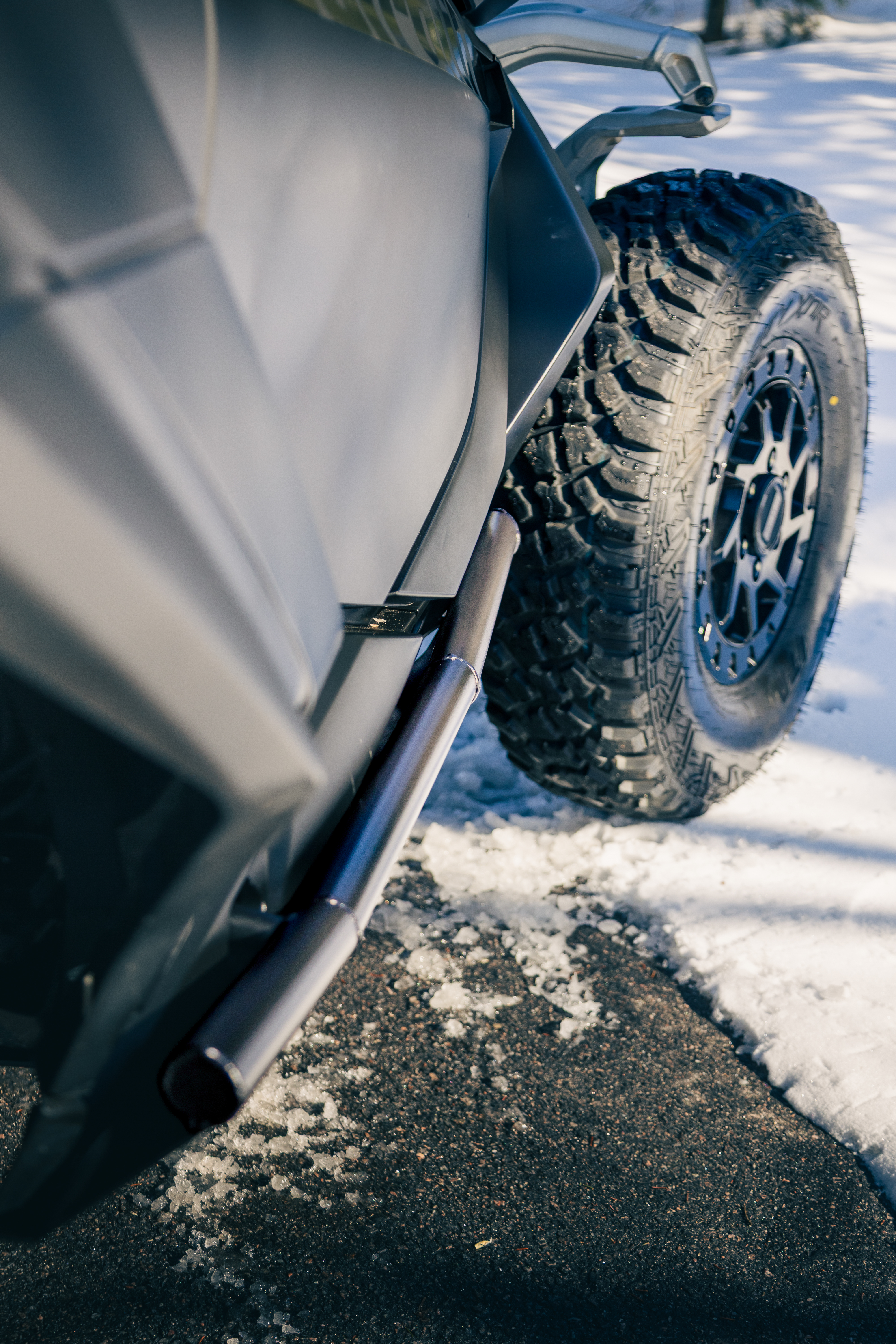 MBRP Black-Coated Rock Slider Kit